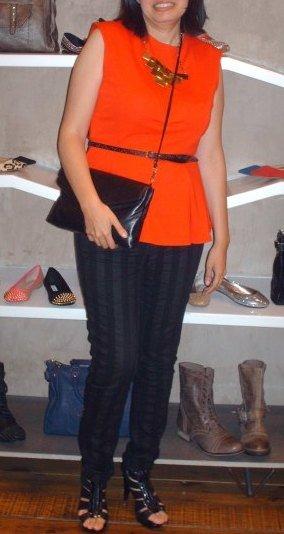 tangerine-peplum-blouse