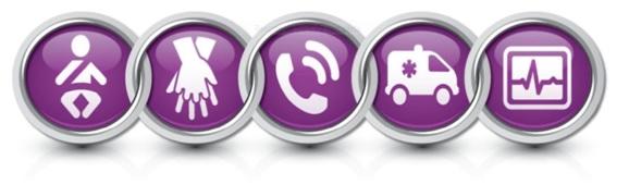 Cómo actuar en una parada cardiorespiratoria en niños. La resucitación cardiopulmonar (RCP) stippled-photo-49471770