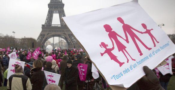 Nueva manifestación contra el Matrimonio Igualitario en París