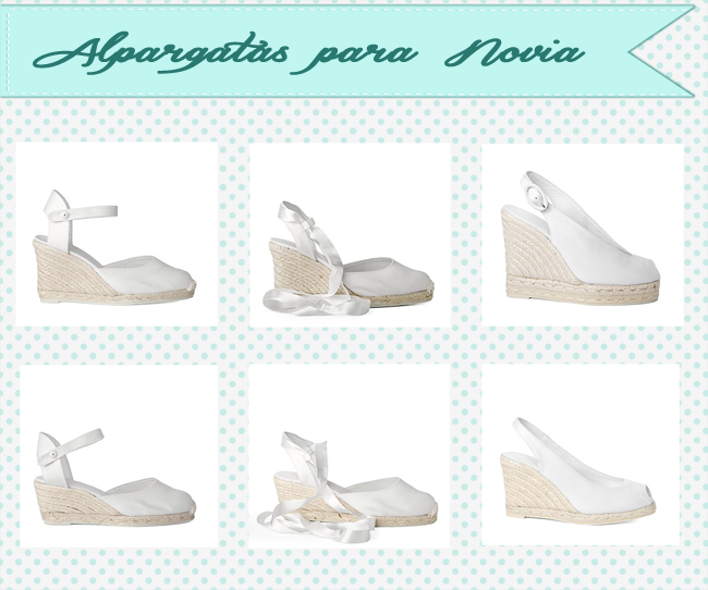 Novias castañer alpargatas