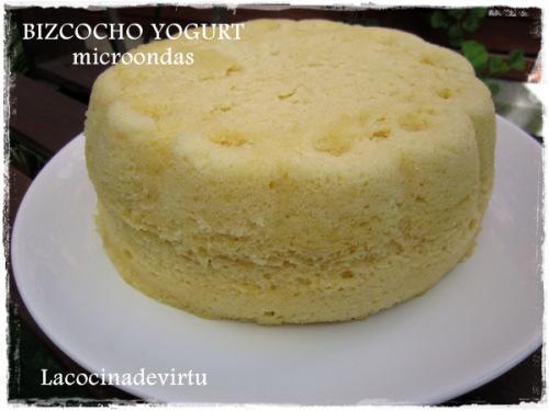 BIZCOCHO YOGURT (microondas) BIZCOCHO YOGURT MICROONDAS