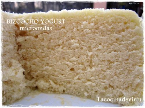 BIZCOCHO YOGURT (microondas) BIZCOCHO YOGURT MICROONDAS EL CORTE