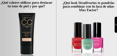 Stradivarius Magazine and Maxfactor