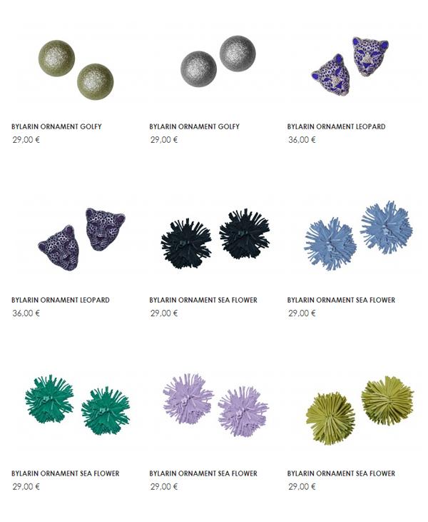 Bylarin & Ornaments: pompones intercambiables Bylarin & Ornaments: pompones intercambiables