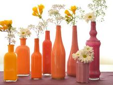 DIY: jarrones colores
