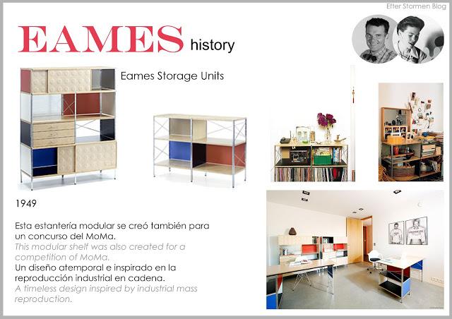 EAMES II: Folding Screen, Storage Units, Coffee table metal, Textiles of the 20th Century