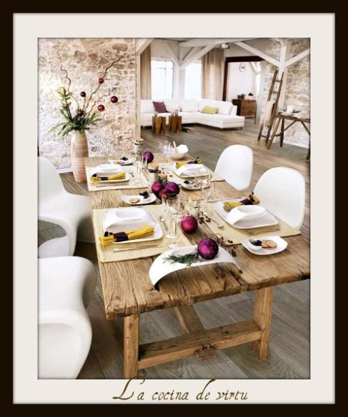 RECETAS PARA PREPARAR CON TIEMPO Decoración mesa