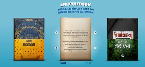 #mixthebook: Mezcla los títulos y crea los mejores libros de la historia mixthebook2