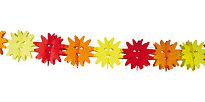 Fiesta Peppa Pig: ideas para la decoración guirnalda de soles para decorar una fiesta Peppa Pig