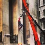 Vuelve Spidey al rodaje de The Amazing Spider-Man 2 Spiderman en el rodaje de The Amazing Spider-Man 2