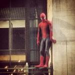 Vuelve Spidey al rodaje de The Amazing Spider-Man 2 Spiderman en el rodaje de The Amazing Spider-Man 2