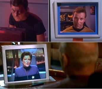 Ideas Absurdas que Presentaban la Televisión y las Tiras Cómicas de Antaño star-trek-video-chat