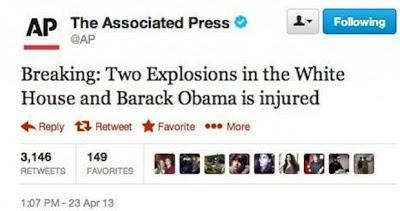 hackean cuenta de AP y anuncian muerte de Obama