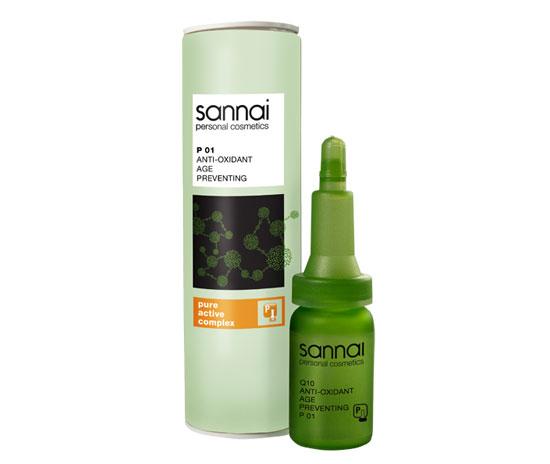 Ritual de cuidado Sannai Personalizador P01 Antioxidante Antiedad Preventivo Complejo de activos puros