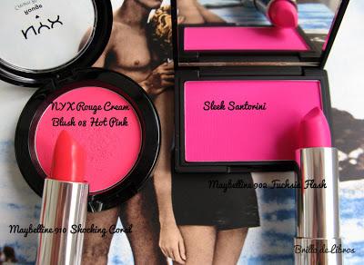 Maybelline Color Sensational Vivids Sleek Santorini NYX Hot Pink