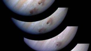 Resuelto el misterio del agua en la atmósfera de Júpiter Jupiter_G_impact_evolution_large