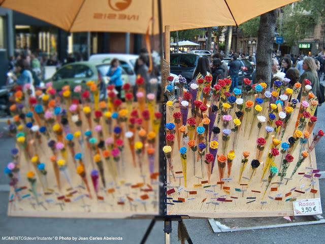 Barcelona (Diada de Sant Jordi 2013): El lenguaje de las rosas