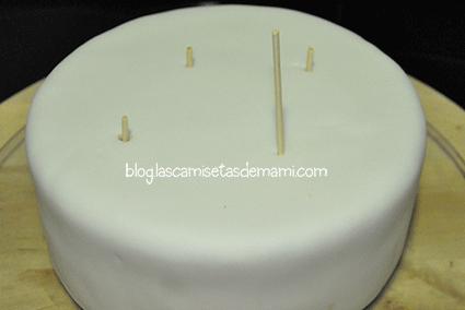 Tarta de boda hecha decorada con fondant Tarta boda fondant