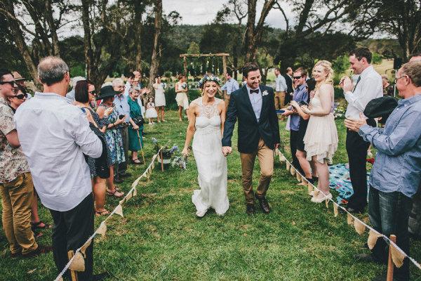 Una boda romántica Australiana