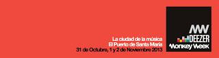 Primeros nombres para el Deezer Monkey Week 2013 Primeros nombres para el Deezer Monkey Week 2013