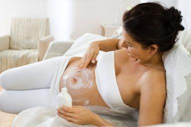 evitar las estrias en el embarazo
