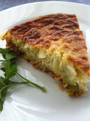 Tarta De Puerros Y Gorgonzola A La Trufa Tarta De Puerros Y Gorgonzola A La Trufa