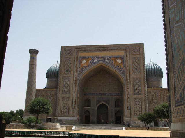 Uzbekistán, Samarcanda - madrasa Sherdor