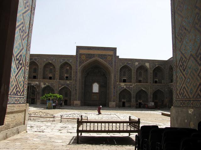 Uzbekistán, Samarcanda - madrasa Sherdor