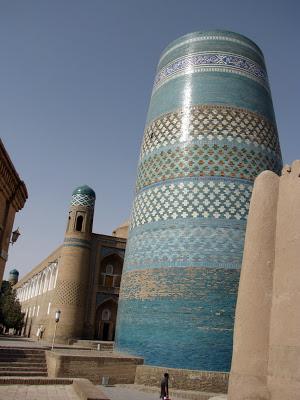 Uzbekistán, Khiva - Minarete Kalta Minor