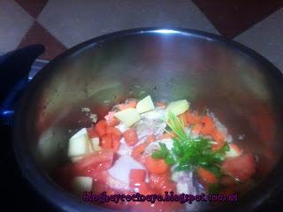 Sopa de pollo y arroz. Sopa de pollo y arroz.