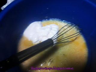 Harcha con sabor a yogur y queso Harcha con sabor a yogur y queso