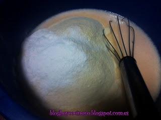 Harcha con sabor a yogur y queso Harcha con sabor a yogur y queso