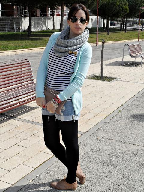 Navy and mint Navy and mint