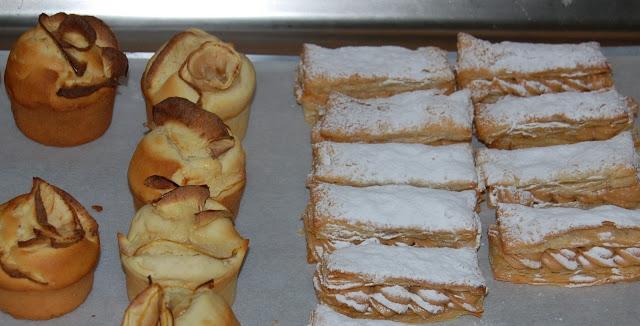 SAN JORGE PARA YELLOW MELOW, LIBRO Y ROSA: MAGDALENAS CON ROSA DE MANZANA Y MILHOJAS CON CREMA DE AVELLANA SAN JORGE PARA YELLOW MELOW, LIBRO Y ROSA: MAGDALENAS CON ROSA DE MANZANA Y MILHOJAS CON CREMA DE AVELLANA