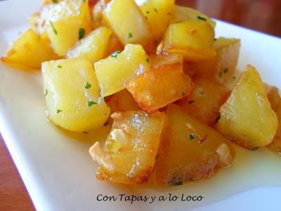 Patatas al ajillo Patatas al ajillo