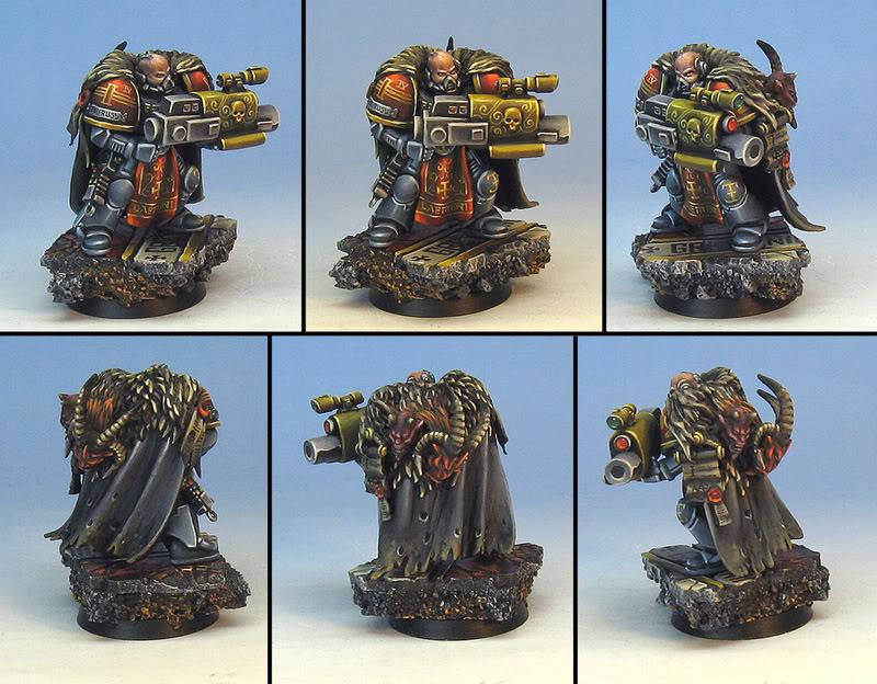 James Wappel Miniature Painting: Warhammer 40K Demonhunters: gallery #2 Grey Knight with psycannon