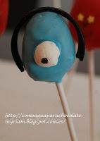 CAKEPOPS DE MONSTRUOS. CAKEPOPS DE MONSTRUOS.