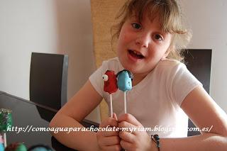 CAKEPOPS DE MONSTRUOS. CAKEPOPS DE MONSTRUOS.