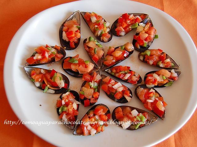 MEJILLONES CON PICADILLO MEJILLONES CON PICADILLO