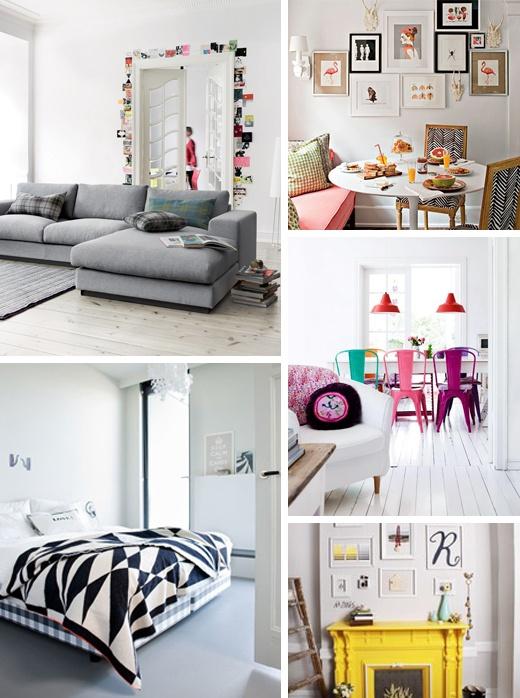 Color alegre - HomePersonalShopper Color alegre - HomePersonalShopper, decoración, toques de color, combinación