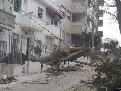 Ciclón en Uruguay