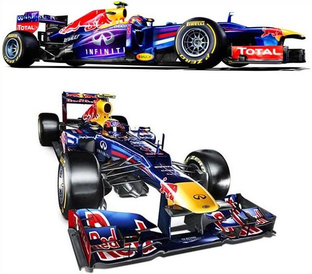 Automóvil F1 Red Bull RB29 RS 27 2013-2