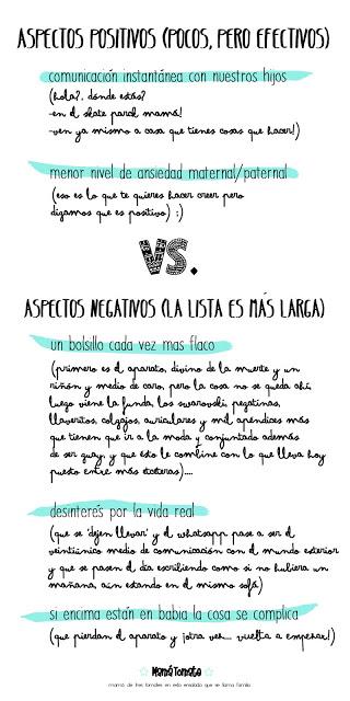 Teléfono móvil en manos de nuestros niños. Sí o no?