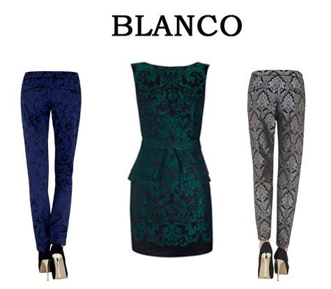 Jacquard Blanco