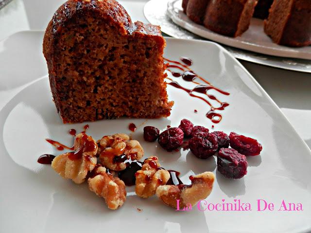 Bizcocho de fruta especiado y multicereal Bizcocho de fruta especiado y multicereal