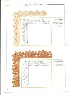 BORDES DE GANCHILLO PARA MANTELITOS BORDES DE GANCHILLO PARA MANTELITOS