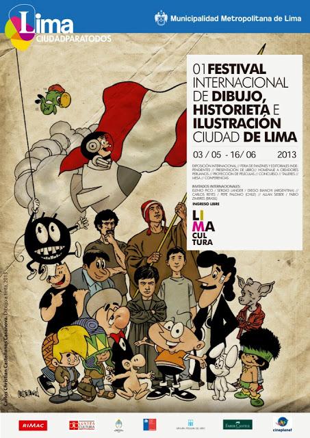 Este viernes inicia, Festival Internacional de Dibujo, Historieta e Ilustración Ciudad de Lima