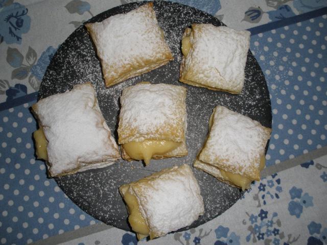 Miguelitos Rellenos de Crema Pastelera, para el DÍA DE LA MADRE!!