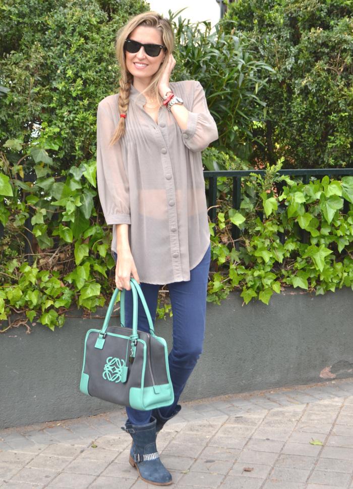 In greys and blues In greys and blues