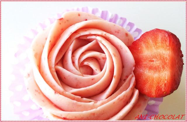 Cupcakes de fresas Cupcakes de fresas